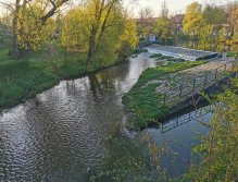 Botič v Praze Záběhlicích