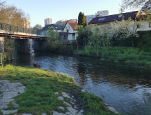 Botič v Praze Záběhlicích