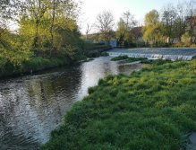 Botič v Praze Záběhlicích