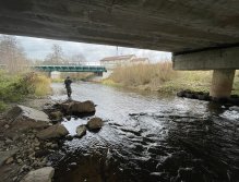 Svatava u "trojmostí" u ulice Citická