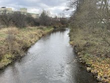 Svatava u "trojmostí" u ulice Citická