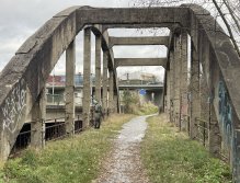 Svatava u "trojmostí" u ulice Citická