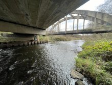 Svatava u "trojmostí" u ulice Citická