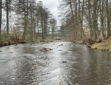 Svatava u lávky u přádelny ve Svatavě