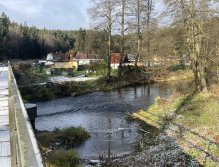 Svatava u zahrádkářské kolonie ve Svatavě