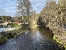 Svatava u zahrádkářské kolonie ve Svatavě