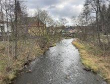 Svatava v centru obce Svatava