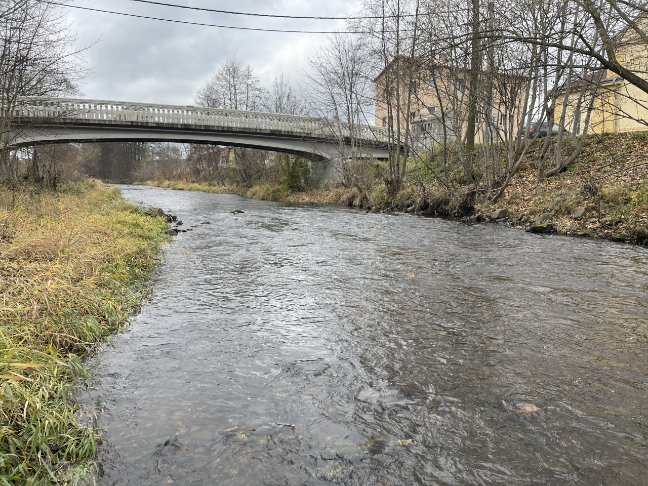 Svatava v centru obce Svatava