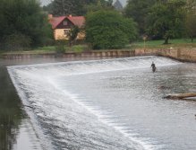 Berounka - jez Zadní Třebaň