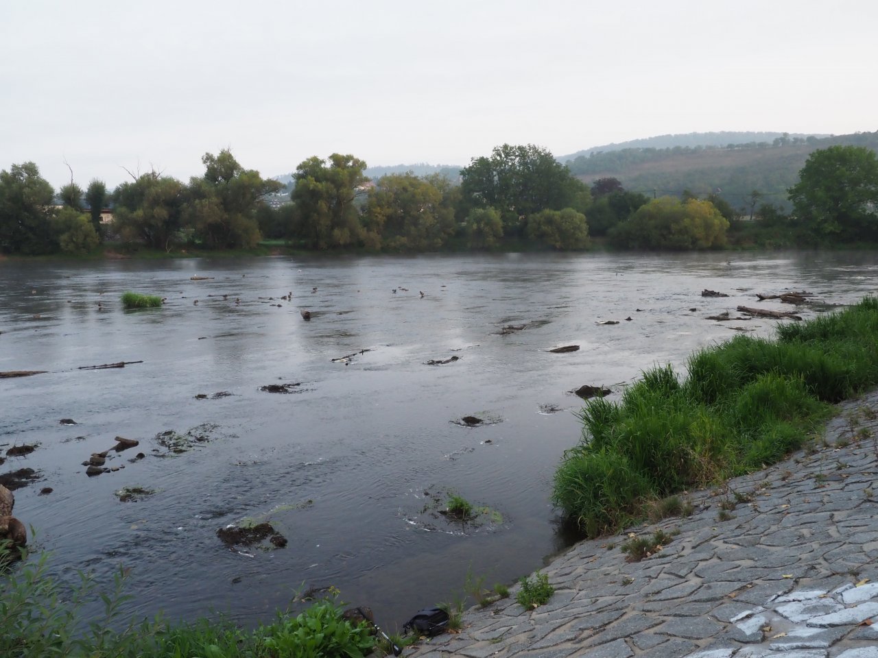 Berounka - jez Zadn� T�eba�