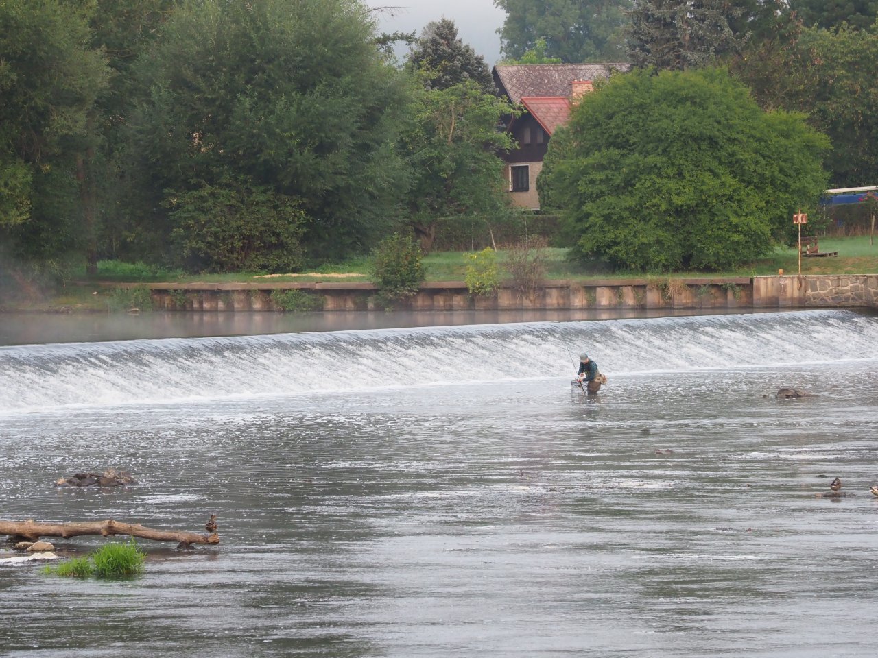 Berounka - jez Zadn� T�eba�