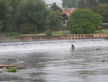Berounka - jez Zadní Třebaň