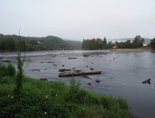 Berounka - jez Zadní Třebaň