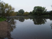 Berounka - jez Zadní Třebaň