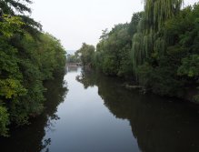 Berounka - jez Zadní Třebaň