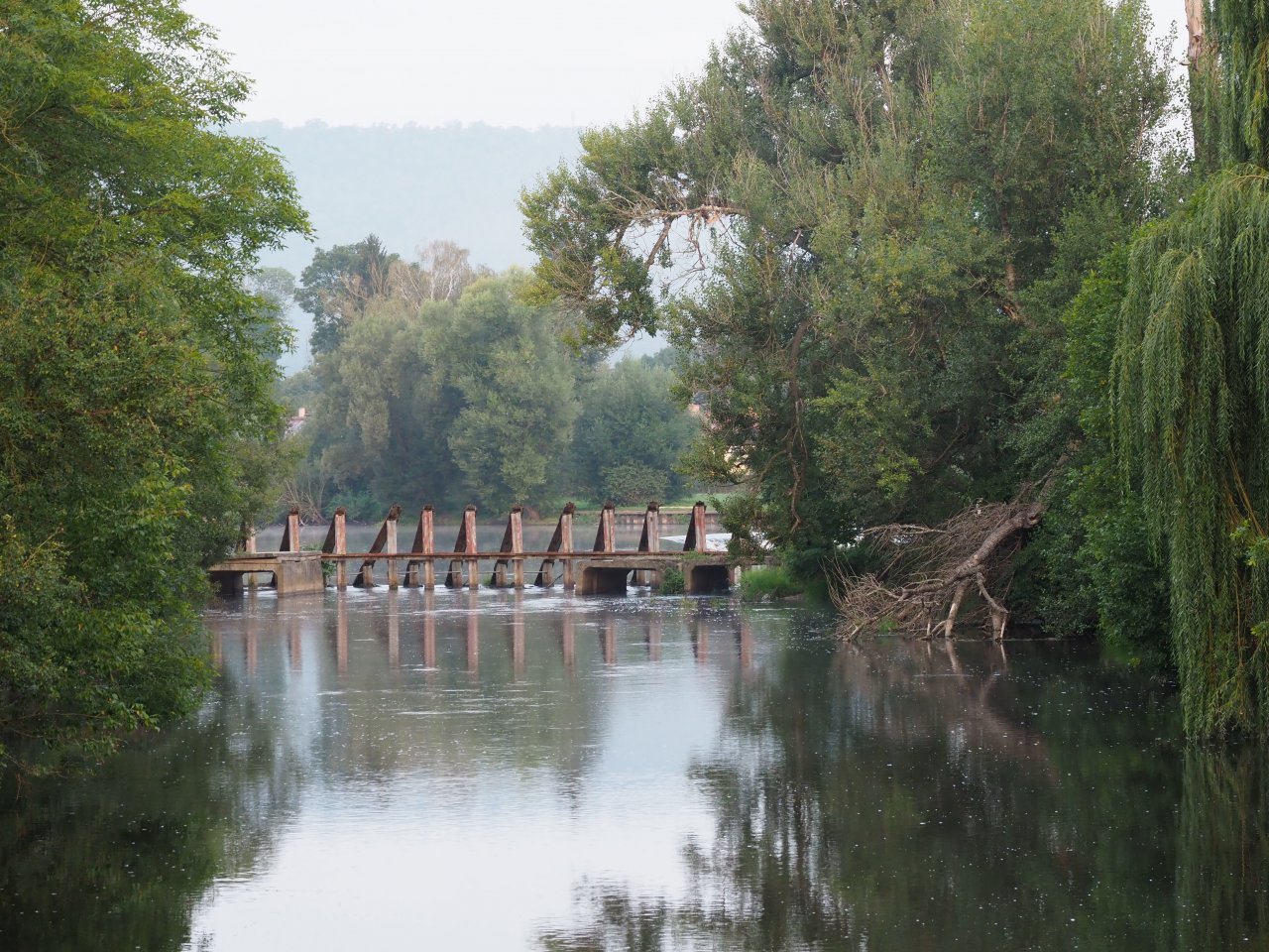 Berounka - jez Zadn� T�eba�