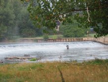 Berounka - jez Zadní Třebaň