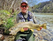 Jarní muškařská výprava za slovinskými mohykány