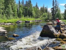 S muškařským prutem ve Švédsku třikrát za sebou