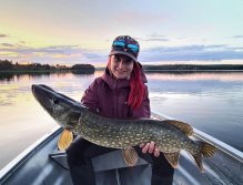 S muškařským prutem ve Švédsku třikrát za sebou