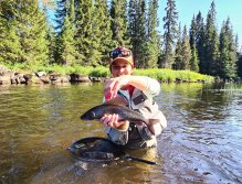 S muškařským prutem ve Švédsku třikrát za sebou