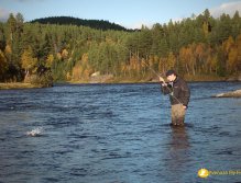 Konec léta na řece Glomma