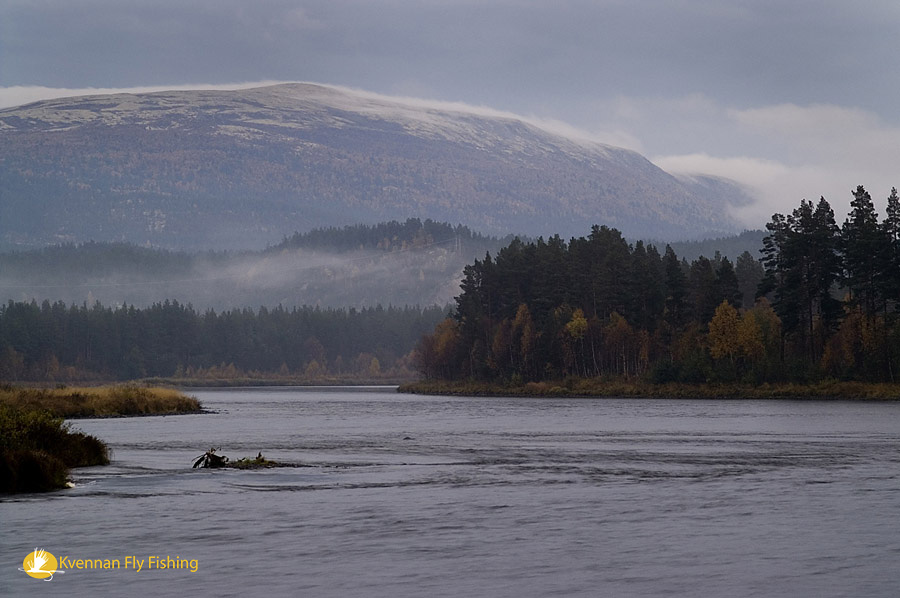 Pohled z kempu Kvennan p�i z�padu slunce