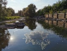 Litávka v Berouně nad benzinkou OMV