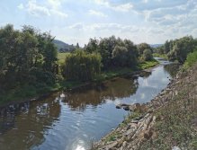 Litávka v Berouně nad benzinkou OMV