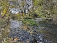 Soutok Jelenky (vlevo) a Úhlavy