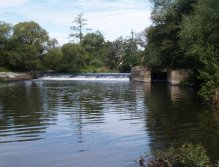 Mže - jez v Radčicích