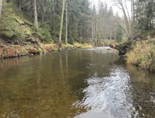 Svatava v okolí obce Hřebeny