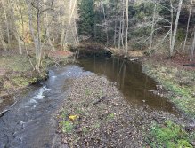 Svatava v okolí obce Hřebeny