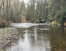 Svatava v okolí obce Hřebeny