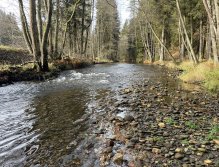 Svatava v okolí obce Hřebeny