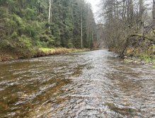 Svatava v okolí obce Hřebeny