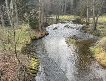 Svatava v okolí obce Hřebeny
