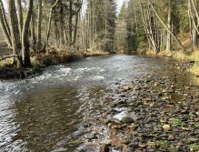 Svatava v okolí obce Hřebeny