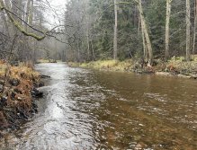 Svatava v okolí obce Hřebeny