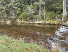 Svatava v okolí obce Hřebeny