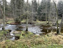 Svatava v okolí obce Hřebeny