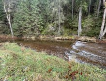 Svatava v okolí obce Hřebeny