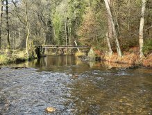 Svatava v okolí obce Hřebeny