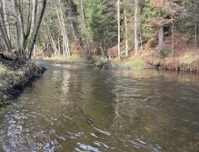 Svatava v okolí obce Hřebeny