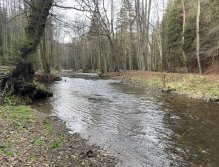 Svatava v okolí obce Hřebeny