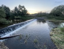 Litávka jez v Libomyšli