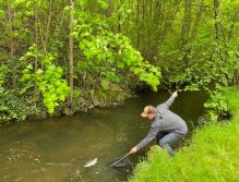 Zdolávání duháka z Košínského potoka