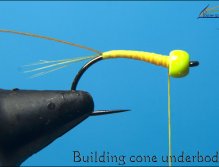 Navázání kónického základu tělíčka