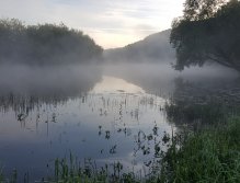 Řeka Moskva hluboké tůně