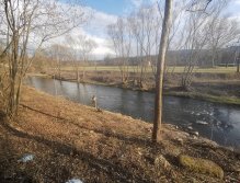 Nad soutokem Litávky a náhonu Berounky